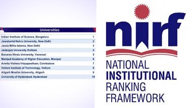 NIRF Ranking For Best University In India: প্রকাশিত দেশের সেরা দশ বিশ্ববিদ্যালয়ের তালিকা, রাজ্যের সেরা যাদবপুর